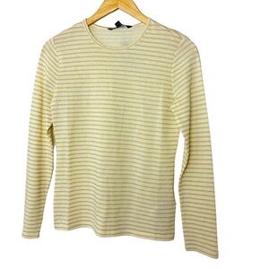 Shimmery Sparkly Winter Cream Petite Sweater Top by Lauren Ralph Lauren. Sz S/P